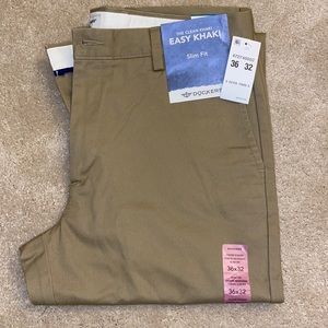 Men’s Slim Fit Khaki Pants